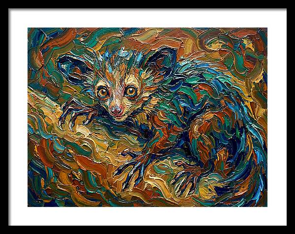 Aye Aye In Vibrant Swirls