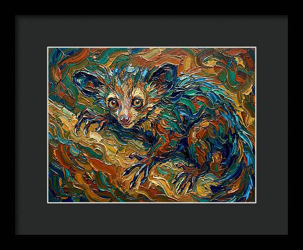 Aye Aye In Vibrant Swirls