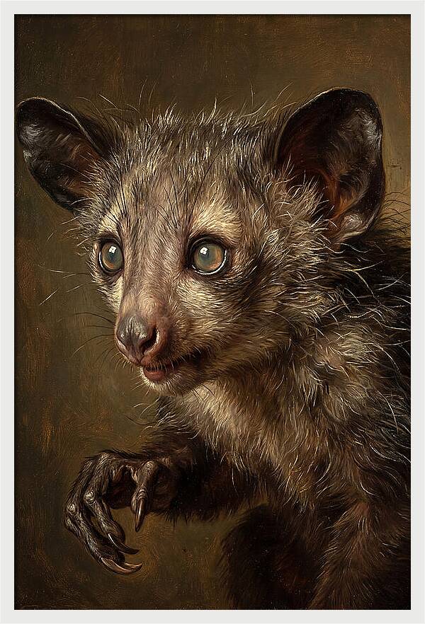 Aye Aye Portrait