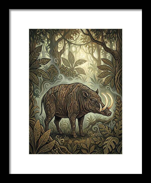 Babirusa In Enchanted Forest