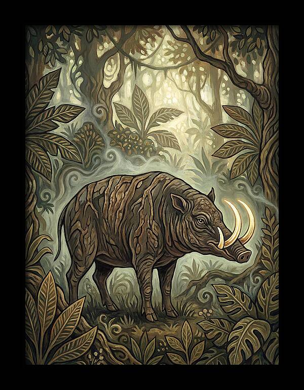 Babirusa In Enchanted Forest