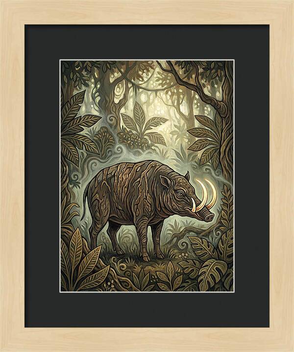 Babirusa In Enchanted Forest