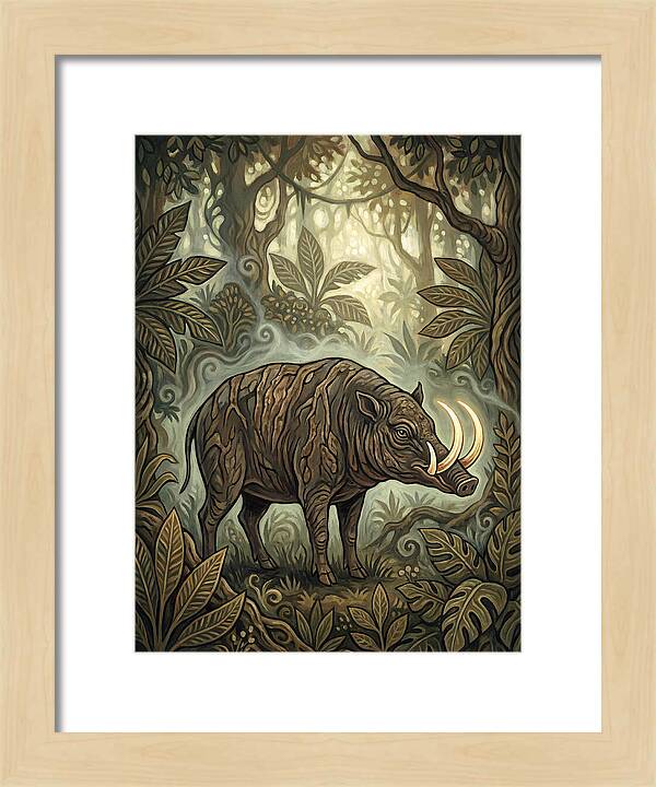 Babirusa In Enchanted Forest
