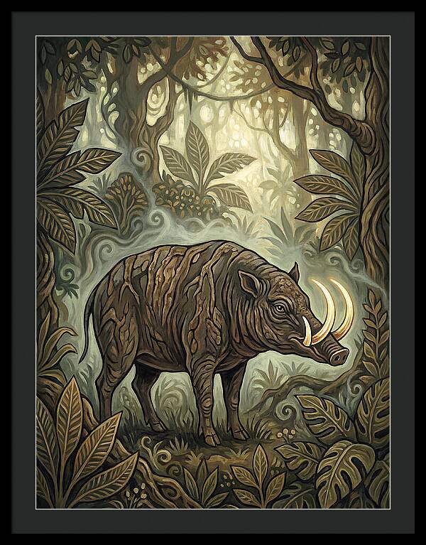 Babirusa In Enchanted Forest