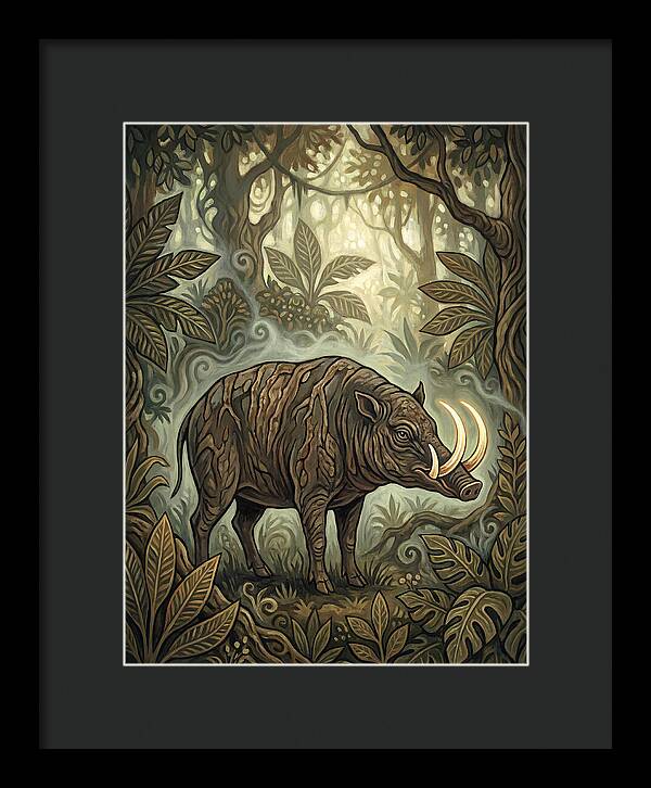 Babirusa In Enchanted Forest
