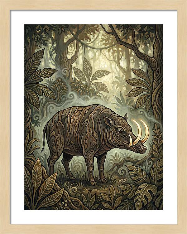 Babirusa In Enchanted Forest