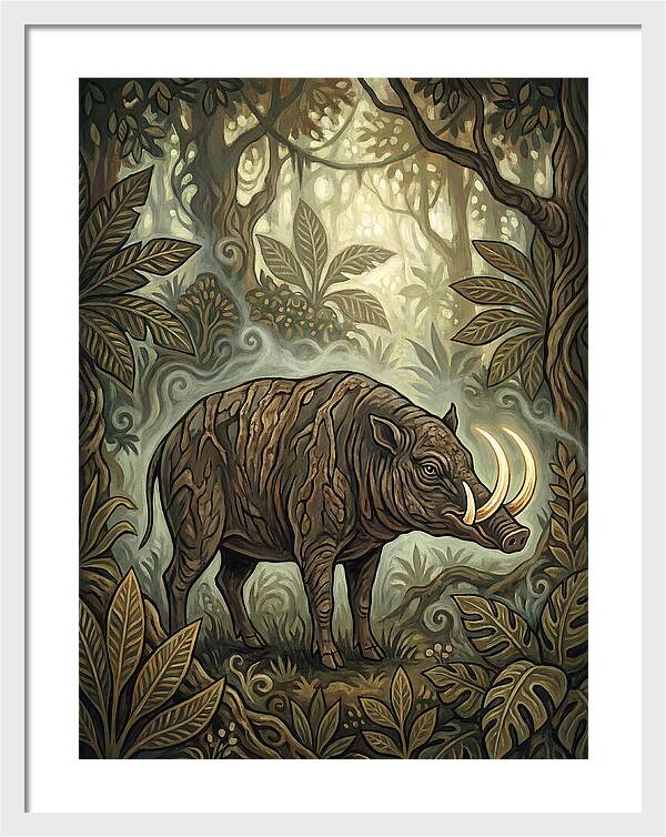 Babirusa In Enchanted Forest