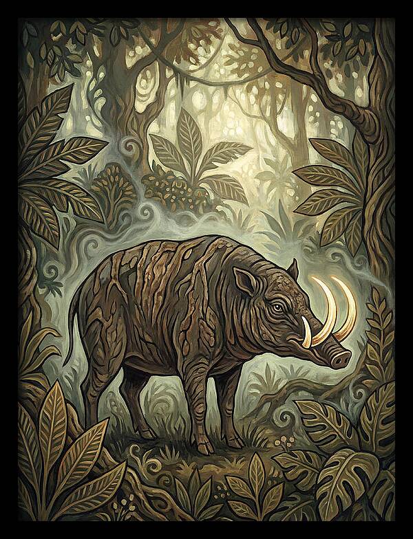 Babirusa In Enchanted Forest