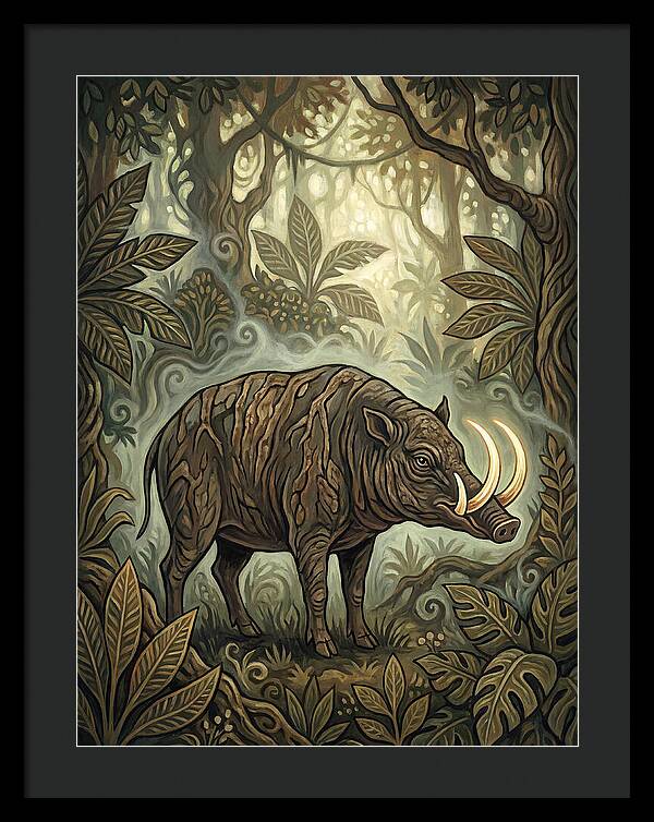 Babirusa In Enchanted Forest