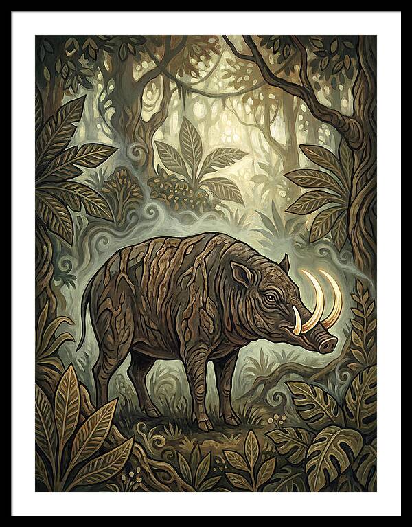 Babirusa In Enchanted Forest