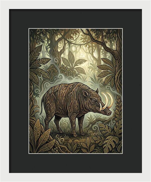 Babirusa In Enchanted Forest