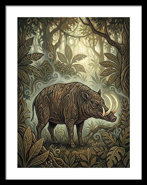Babirusa In Enchanted Forest