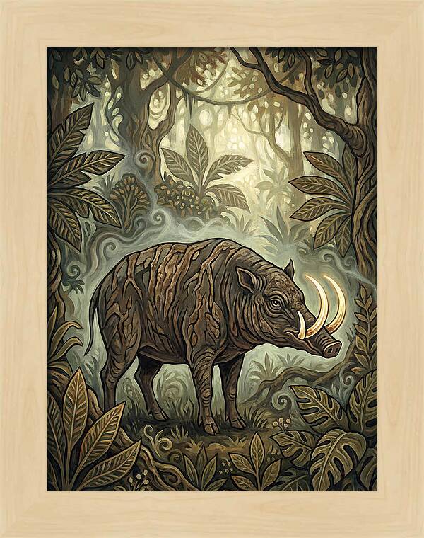 Babirusa In Enchanted Forest