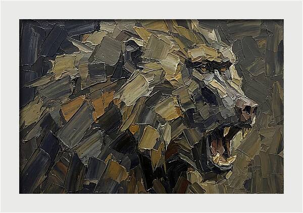 Baboon In Bold Strokes