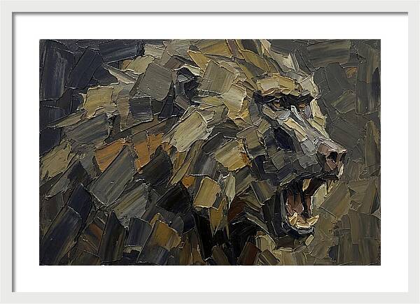 Baboon In Bold Strokes