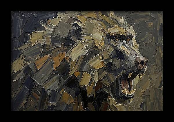 Baboon In Bold Strokes