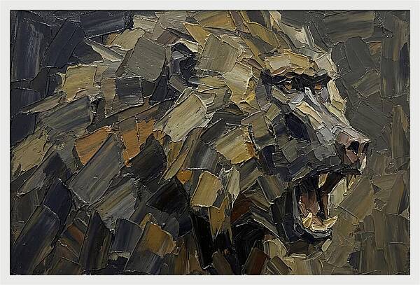 Baboon In Bold Strokes