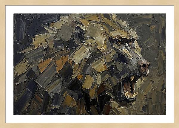 Baboon In Bold Strokes