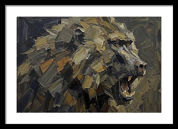 Baboon In Bold Strokes