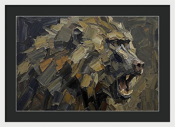 Baboon In Bold Strokes