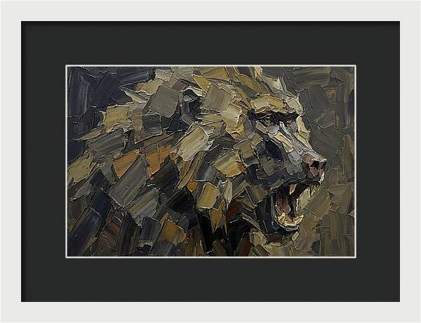 Baboon In Bold Strokes