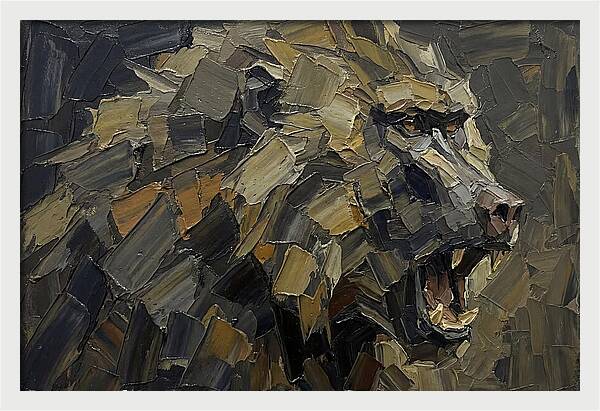 Baboon In Bold Strokes