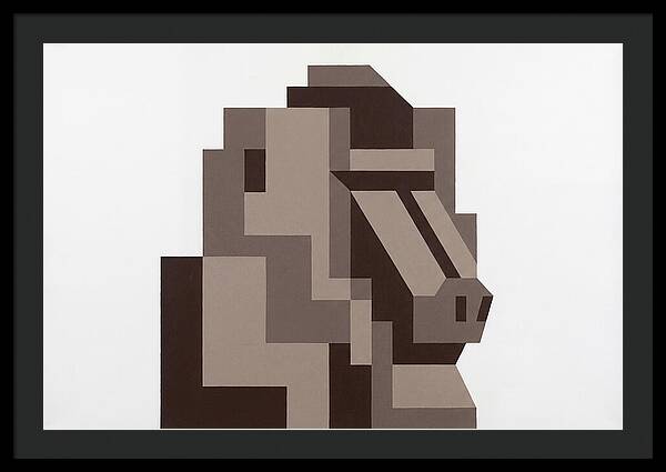 Baboon In Geometric Form