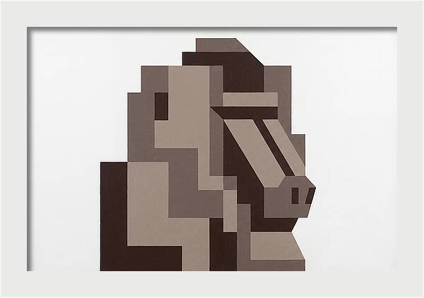 Baboon In Geometric Form