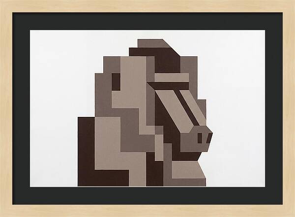 Baboon In Geometric Form
