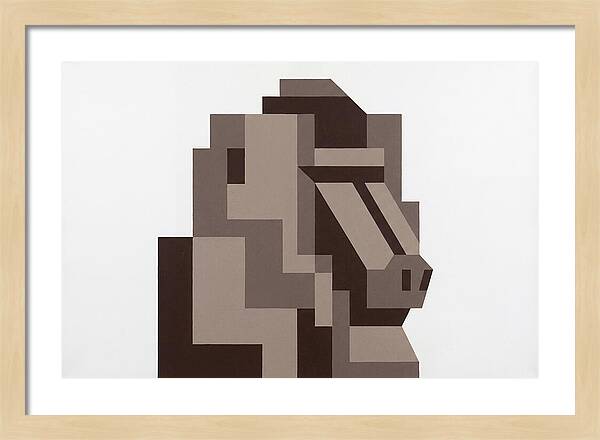 Baboon In Geometric Form