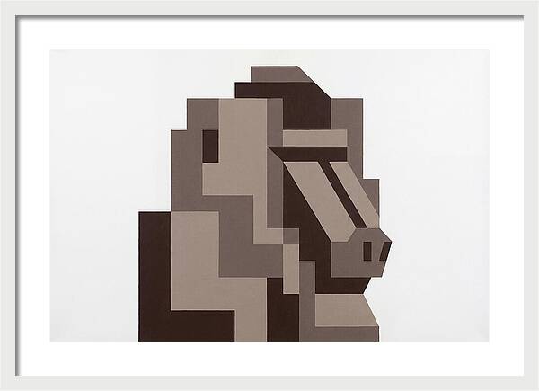 Baboon In Geometric Form