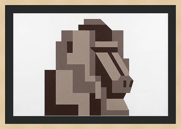 Baboon In Geometric Form