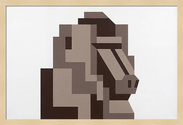 Baboon In Geometric Form