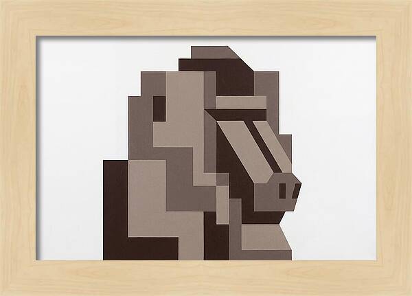 Baboon In Geometric Form