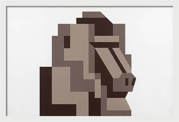 Baboon In Geometric Form
