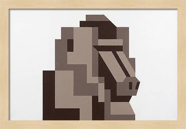 Baboon In Geometric Form