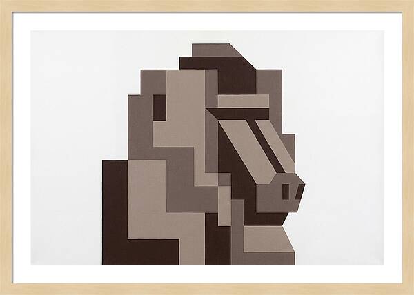 Baboon In Geometric Form