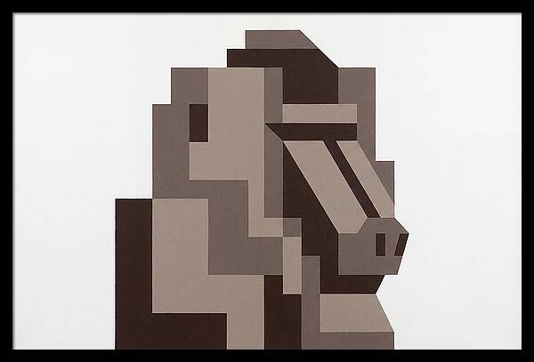 Baboon In Geometric Form