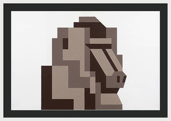 Baboon In Geometric Form