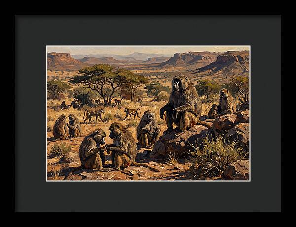 Baboon Troop Social Interaction