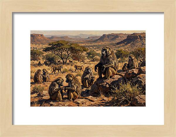 Baboon Troop Social Interaction