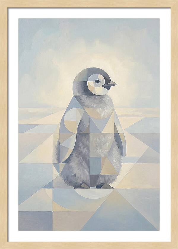 Baby Penguin Chick Portrait