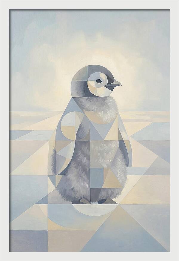 Baby Penguin Chick Portrait