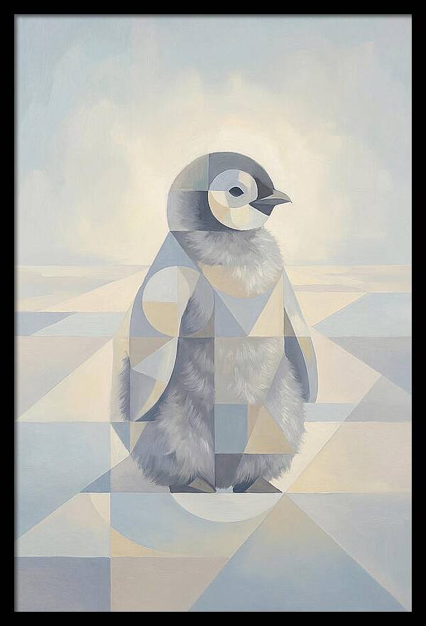 Baby Penguin Chick Portrait