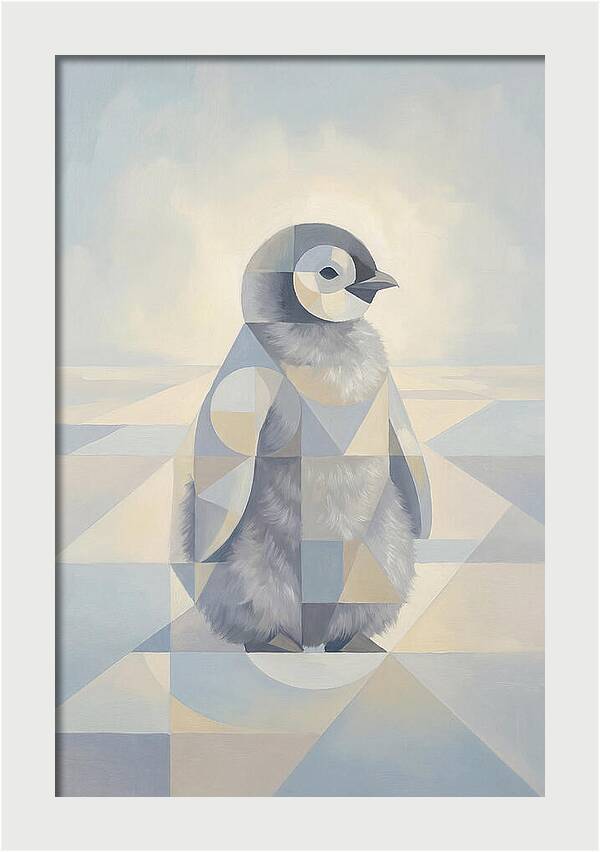 Baby Penguin Chick Portrait