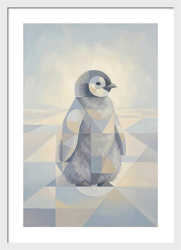 Baby Penguin Chick Portrait