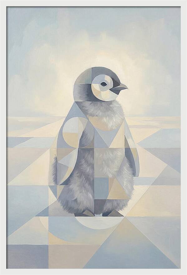 Baby Penguin Chick Portrait