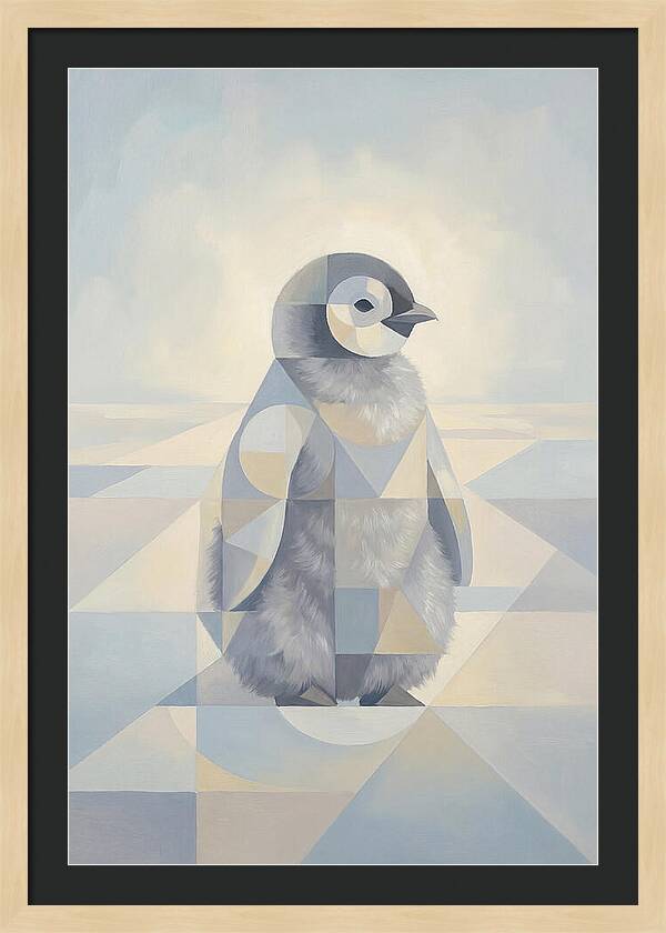Baby Penguin Chick Portrait