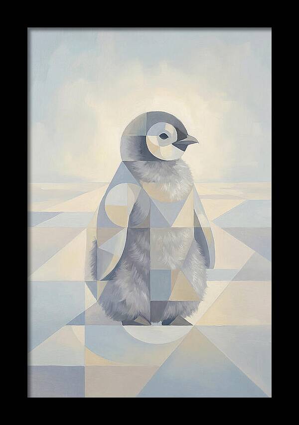 Baby Penguin Chick Portrait
