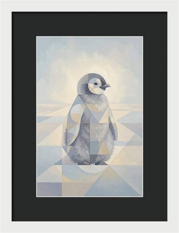 Baby Penguin Chick Portrait